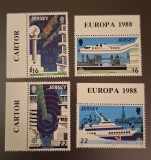 Jersey MNH 1988 - Europa transporturi si comunicatii