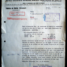 O.146 LOT 5 FACTURI LETEA FABRICA DE HARTIE ZARNESTI BRASOV 1941-1942