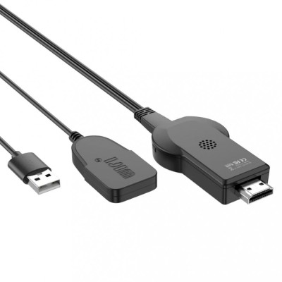 Adapter Wireless HDMI XO GB012, Screen Mirroring Projector, negru foto