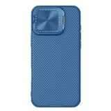 Husa MagSafe pentru Apple iPhone 16 Pro Max, Nillkin, CamShield Prop, Albastra