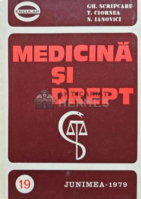 Medicina si drept - 1979 - Gheorghe Scripcaru (AH78)