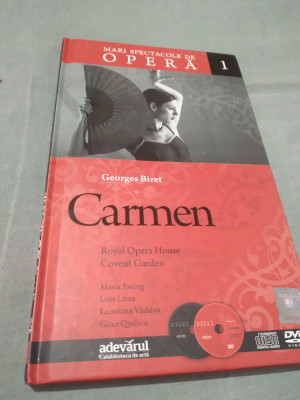 CD+DVD + CARTE MARI SPECTACOLE DE OPERA VOL 1 CARMEN foto