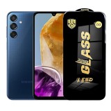 Folie de Protectie pentru Samsung Galaxy M15, TEO, Sticla Securizata ESD, Margini Negre, Rezistenta la Zgirieturi, Antistatica, 0.35 mm, Transparenta
