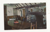 US1-Carte Postala -USA-Interior view if Michie Tavern, Charlottesville, Virginia, Circulata, Fotografie