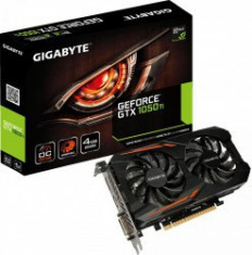 Placa video Gigabyte GeForce GTX 1050Ti OC 4GB GDDR5 128bit 1.1 gv-n105toc-4gd foto