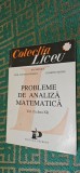 PROBLEME DE ANALIZA MATEMATICA CLASA A XI A VOL 1 PETRICA CONSTANTINESCU PETRION