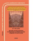 GT 050-2002: Ghid de evaluare a riscului de incendiu si a sigurantei la foc pentru camine de batrini si persoane cu handicap
