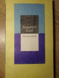 Prolegomene - Emmanuel Kant - Editura Stiintifica, 1987 - Filosofie - Romana - Stare Buna - Paperback
