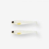 Set năluci flexibile ȘTIUCĂ SHAD ROGEN 120 ALB X2, Caperlan