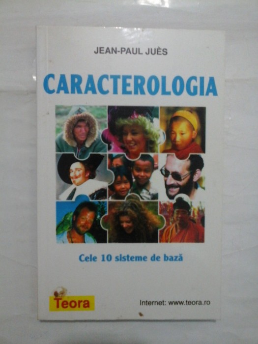 CARACTEROLOGIA - JEAN-PAUL JUES