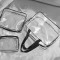 Set 3 organizatoare de cosmetice, transparente, ideale pentru calatorii FAVLine Selection