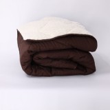 Cumpara ieftin Pilota De Iarna Sherpa Mocca Cu Blanita , Moale Si Confort Absolut 200X210 Cm