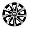 Set 4 capace roti Drift exrta Gri-Negru R16 Compatibil Cu Dacia, Autohelix MSA