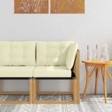 vidaXL Sofa Colțar pentru Exterior 901605
