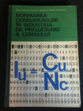 Normarea consumurilor in industria de prelucrare a lemnului/colectiv/1978