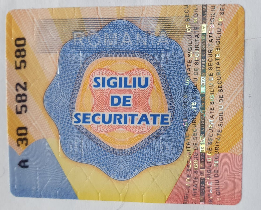 Timbru sigiliu de securitate Romania, lipit pe un plic, Romania de la 1950  | Okazii.ro