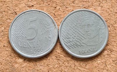 Brazilia 5 centavos 1996 foto