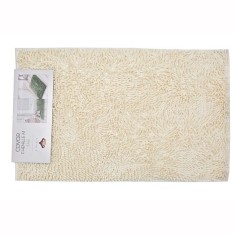 Covor baie Chenille Casa Plastor, 50x80 cm M (grosime 2 cm), crem