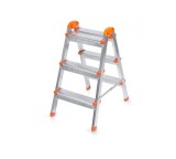 Cumpara ieftin Scara pliabila din otel 3+3 trepte, 64cm inaltime, 120kg, 3.8kg R3.3S