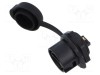 Conector circular soclu tată 2 pini 20A 500V IP67 drept LUTRONIC