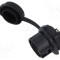 Conector circular soclu tată 2 pini 20A 500V IP67 drept LUTRONIC