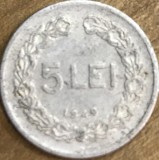 MNDRO0003 Monedă 5 Lei 1949 - Republica Populară Rom&acirc;nă (RPR) - Colecție
