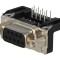 Conector D-Sub 9 pini mamă 90&deg; THT