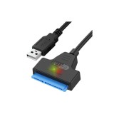 Adaptor USB la SATA 3.0 Izoxis 26096, 6Gb/s, Negru, ABS, Plug &amp; Play, Compatibil HDD/SSD 2.5 inch
