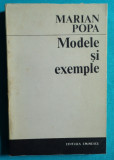 Marian Popa &ndash; Modele si exemple ( critica literara )