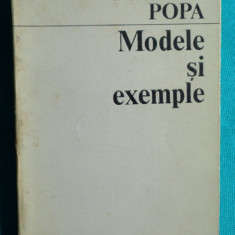 Marian Popa – Modele si exemple ( critica literara )