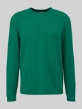 Pulover bărbați big sizes tricotat, cu decolteu la baza g&acirc;tului, Verde, 2XL