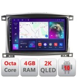 Navigatie Toyota Land Cruiser L100 2002-2008 C-l100 Android Octa Core Ecran 2K QLED GPS 4G 4+32GB 360 KIT-l100+EDT-E409-2K v1 CarStore Technology