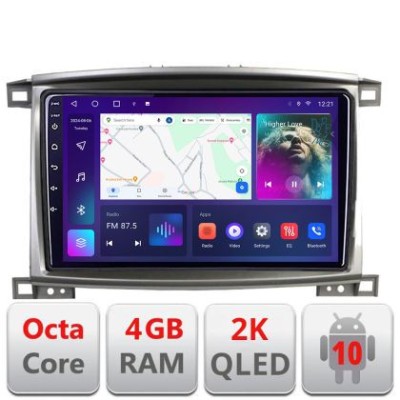 Navigatie Toyota Land Cruiser L100 2002-2008 C-l100 Android Octa Core Ecran 2K QLED GPS 4G 4+32GB 360 KIT-l100+EDT-E409-2K v1 CarStore Technology foto
