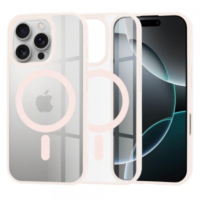 Husa MagSafe pentru Apple iPhone 16 Pro, Techsuit, Pro, Roz foto