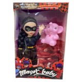 Papusa Mini Miraculous Lady Noir, Plastic, Fete, 3ani+