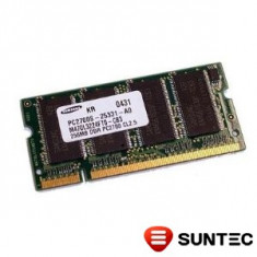 Memorie laptop Samsung 256MB 333MHz PC2700 DDR SODIMM M470L3224FT0-CB3 foto