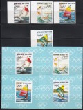Volta Superioara 1983 - Jocurile Olimpice - Los Angeles, Serie NDT + 4 Colite DE LUX, PA, Cota 56 EURO, RARE