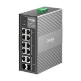 Switch industrial 8 x RJ45 1G PoE+/PoE++, 2 x combo SFP/RJ45 1G, Easy Managed - TP-Link Omada IES210GPP SafetyGuard Surveillance
