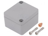 Carcasă universală aluminiu gri IP68 45x50x30mm