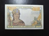 INDOCHINA 5 PIASTRES 1949 EXCELENTA