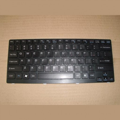 Tastatura laptop second hand Sony VGN-CR BLACK Layout US foto