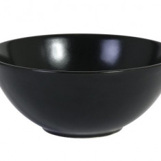 Bol ceramica supa Infinity negru diametru 16 cm