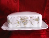 UNTIERA PORTELAN ROSENTHAL CLASSIC ROSE MODEL CATHERINE STIL MONBIJOU CU DECOR FLORAL ANUL 1975