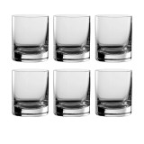 Pahare whisky - New York Bar, set de 6 pahare de cristal de 320 ml pentru whisky, cocktailuri și băuturi spirtoase