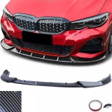 Spoiler frontal sport lip carbon look potrivit pentru BMW Seria 3 G20 G21 2019-2022 Performance AutoTuning