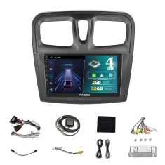 Navigatie Dacia Logan, Duster, Sandero ( 2012 - 2020 ) dedicata Android 13, MaxTech&reg;, 9 inch, 2 GB R