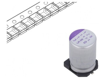 Condensator Polimeric 180uF 35V SMD foto