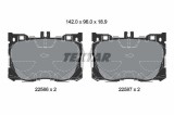 Set placute frana disc Mercedes C-Class, C-Class T-Model, Cls, E-Class, E-Class All-Terrain, E-Class T-Model, Eqc, Glc Motor 200 4-matic,