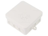 Cutie Jonctiune OBO BETTERMANN A 11, Polietilena, IP55, IK07, Alb, Dim 85x85x40mm