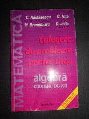C. Nastasescu - Culegere de probleme pentru liceu. Algebra clasele IX-XII foto